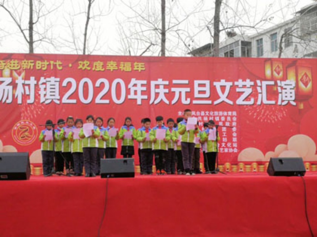 凤台县杨村镇举办庆元旦文艺汇演